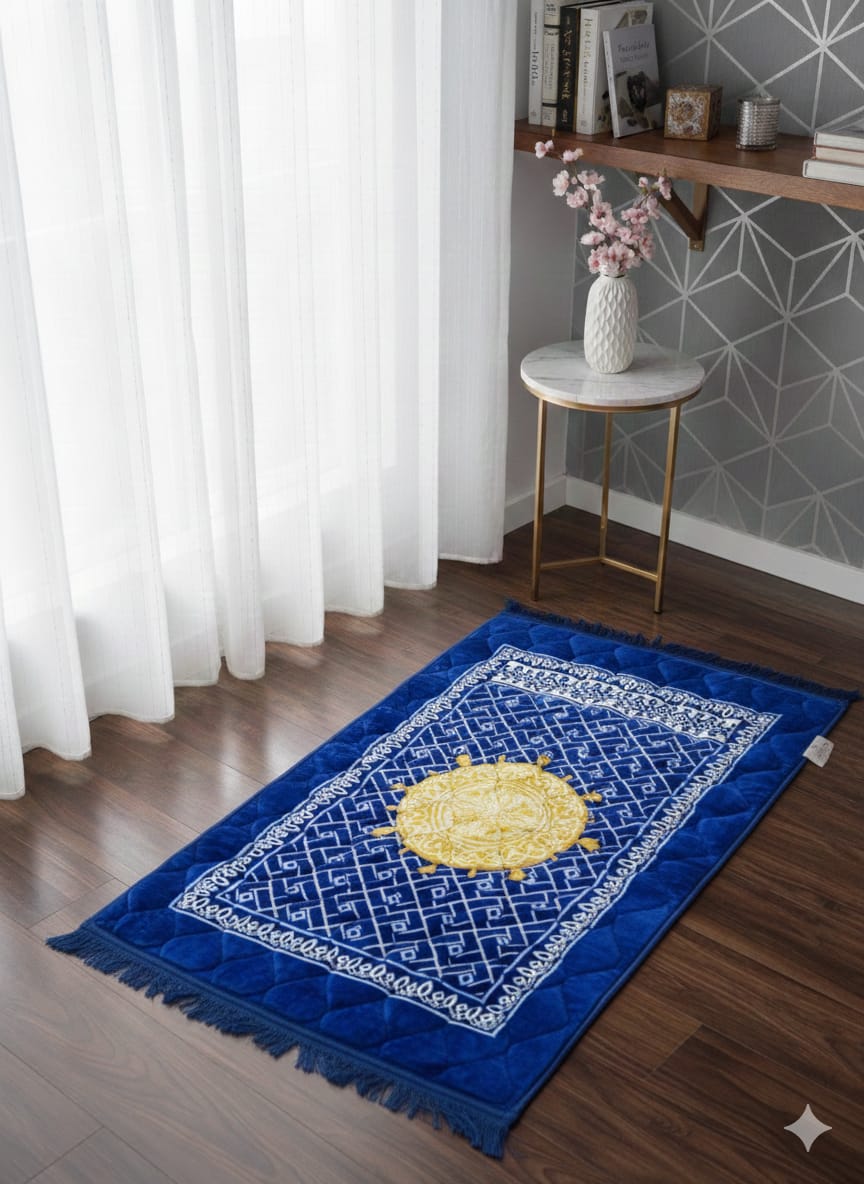 Medallion Design Prayer Mat - Classic Islamic Pattern